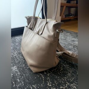 Genuine leather Mina Baie Midi Amelia 2.0 Blush